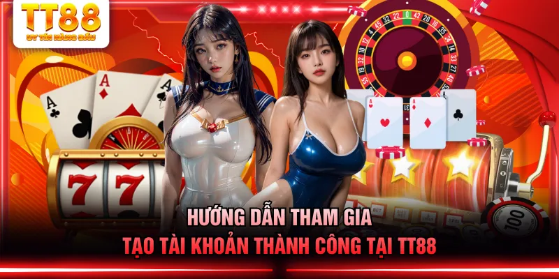Hướng dẫn tham gia tạo tài khoản thành công tại TT88