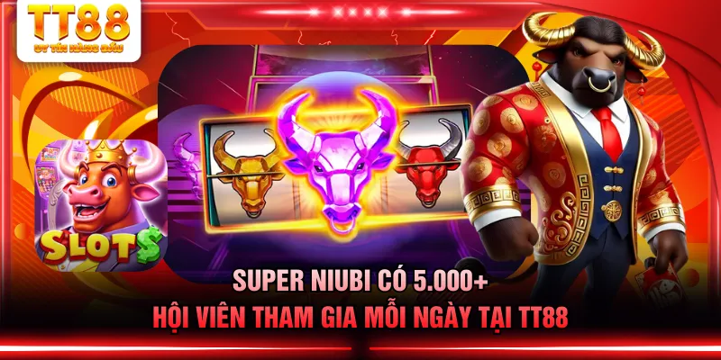 Super Niubi có 5.000+ hội viên tham gia mỗi ngày tại TT88